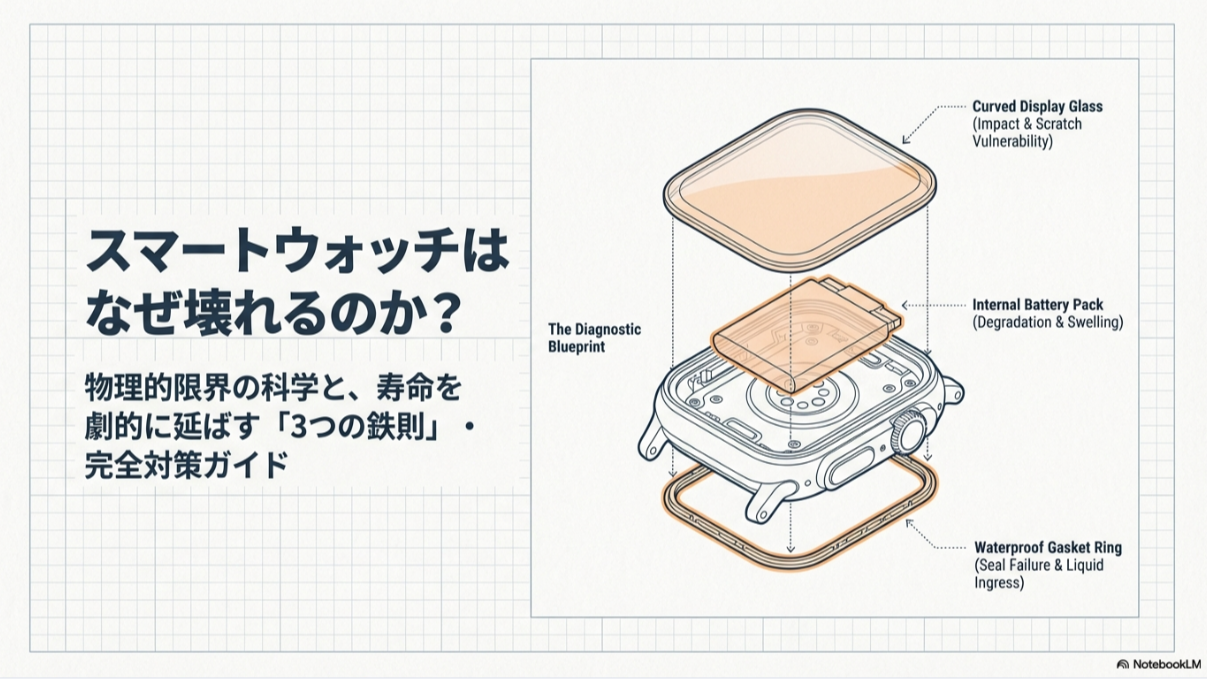 スマート ウォッチ 壊れ やすい